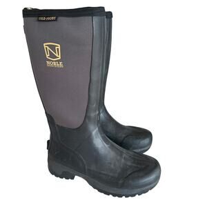 Noble Outfitters Men's Black MUDS Cold Front High Muck Rubber Boots, Size 9 EUC